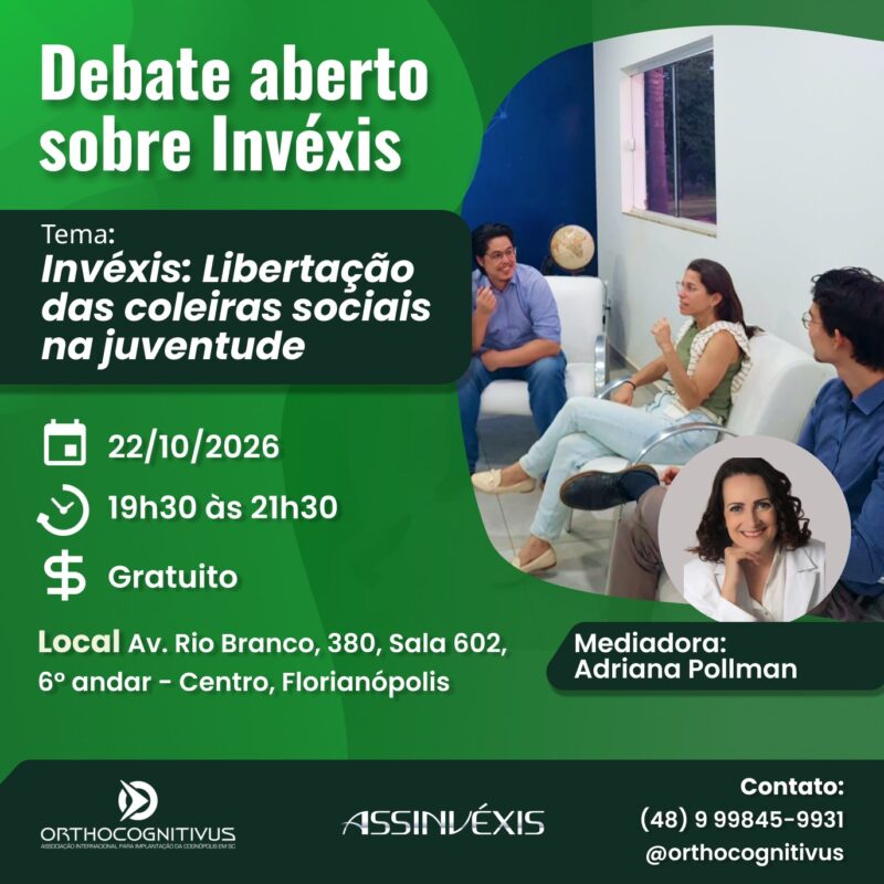 Debate aberto sobre Invéxis: Libertação das coleiras sociais na juventude
